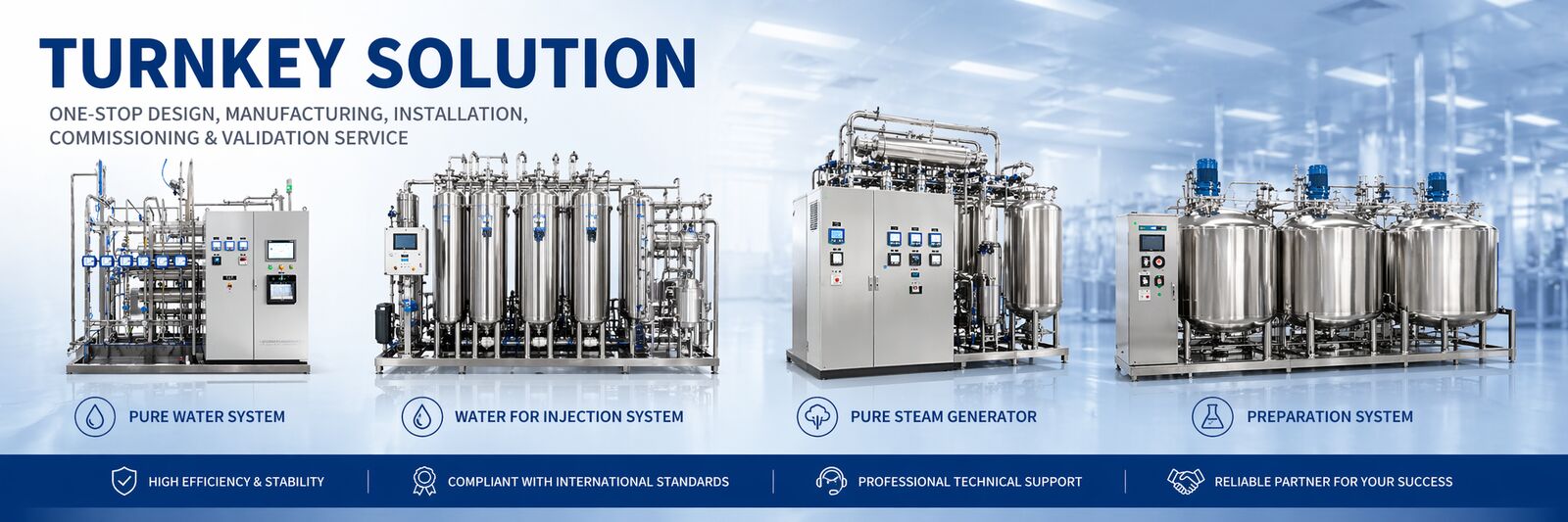 Systèmes d'eau pharmaceutiques