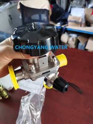 Distribution et stockage pneumatiques de traitement de l'eau de Vlave de papillon de valve à diaphragme SS316L