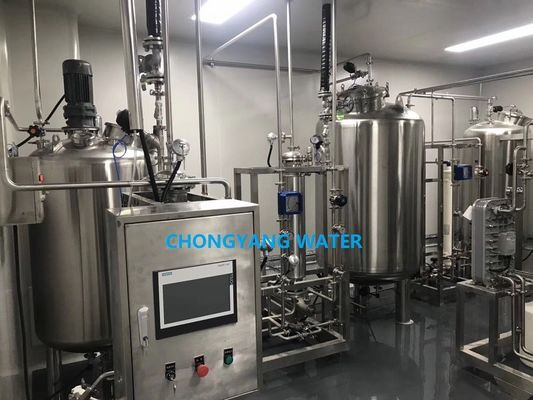 SS304 316L Systèmes de purification de l'eau pharmaceutique usine de traitement 100CFU/Ml