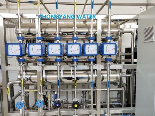 Installation de purification de l'eau du système d'eau industriel Ro Pharma avec purification par filtre
