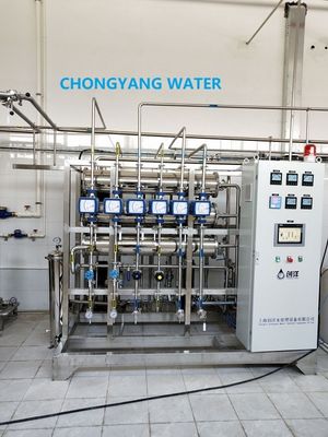 Installation de purification de l'eau du système d'eau industriel Ro Pharma avec purification par filtre