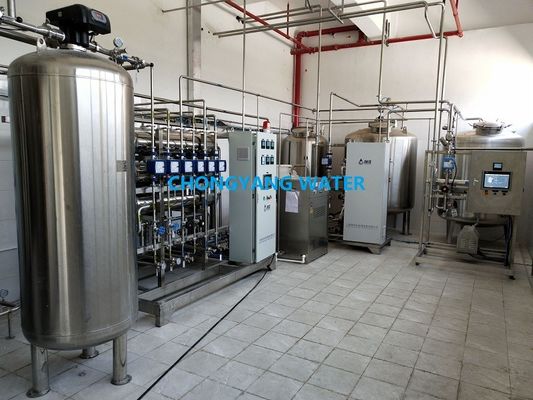 Installation de purification de l'eau du système d'eau industriel Ro Pharma avec purification par filtre