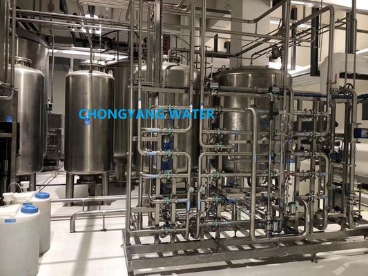 Acier inoxydable 304 de circuit de refroidissement d'EDI WFI Pharma 316 système de traitement de l'eau dans l'industrie pharmaceutique
