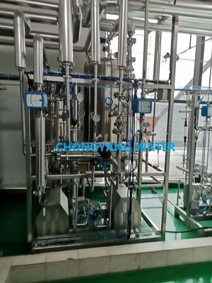 Systèmes médicaux de purification de l'eau de Ss304 316 avec le traitement de l'eau UV de module d'Edi de système de RO