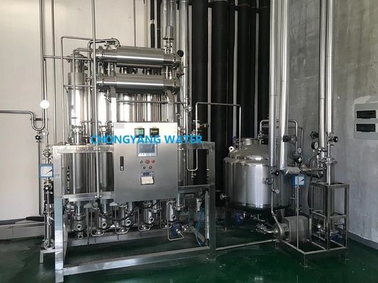 Eau distillée à quatre effets de l'usine de distillation multi-colonnes SS316L faisant la machine pour le réactif de diagnostic in vitro