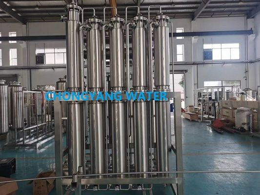Destilateur d'eau en acier inoxydable pour machine de fabrication d'eau distillée par injection