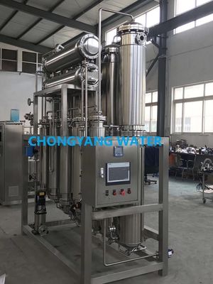 Destilateur d'eau en acier inoxydable pour machine de fabrication d'eau distillée par injection
