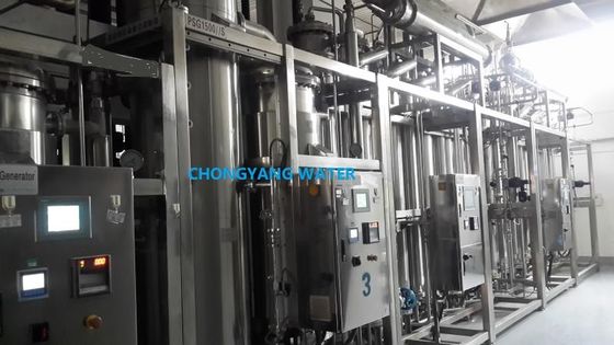 Installation de distillation à plusieurs colonnes en acier inoxydable