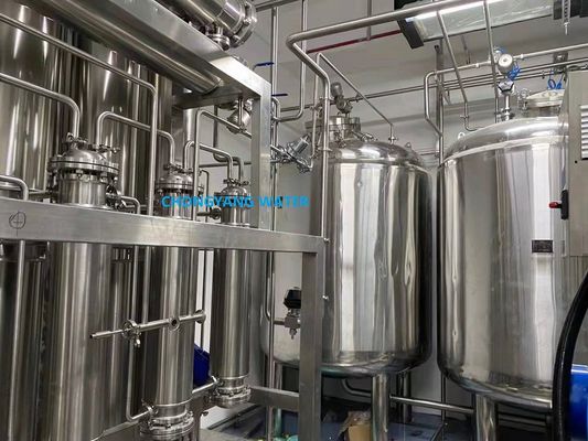 Dialyse multi pharmaceutique de machine de Ro de WFI d'équipement d'eau distillée d'effet