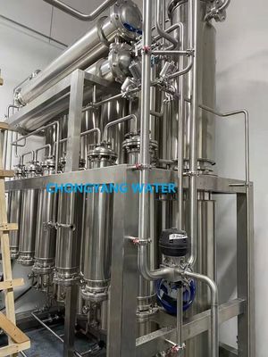 Installation de distillation à vapeur à plusieurs colonnes Machine industrielle à eau distillée