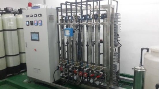 Système de traitement de l'eau déminéralisée de l'usine industrielle de transformation
