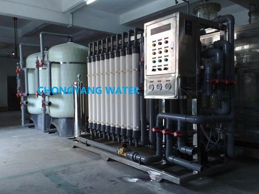 Usine automatique d'ultrafiltration d'acier inoxydable de système de membrane de filtre à eau d'ultrafiltration d'UPVC