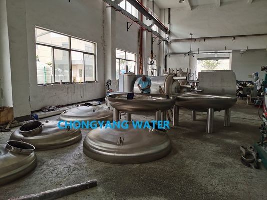 316L Réservoir d'eau purifiée Réservoir vertical de stockage des aliments Eau pure