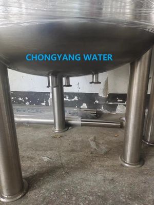 316L Réservoir d'eau purifiée Réservoir vertical de stockage des aliments Eau pure