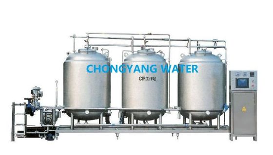 Réservoir d'eau de solution de solides solubles Cip lavant le système automatisé de CIP de brasserie dans l'industrie alimentaire
