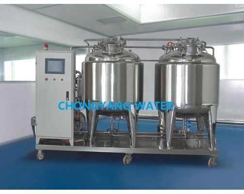 Réservoir d'eau de solution de solides solubles Cip lavant le système automatisé de CIP de brasserie dans l'industrie alimentaire