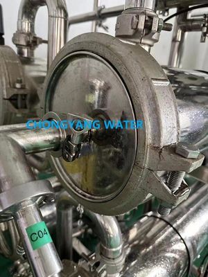 Récipient à pression d'acier inoxydable de membrane de logement de membrane de RO d'acier inoxydable de bride d'extrémité de 4&quot;