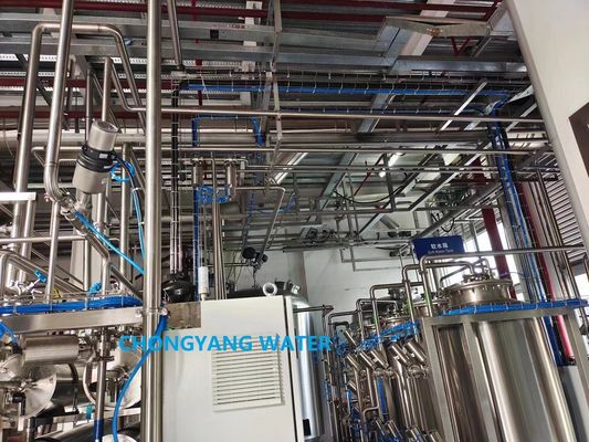 PW WFI boucle Système de distribution d'eau purifiée Système de stockage et de distribution d'eau pharmaceutique