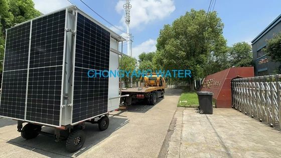 Un système mobile d'osmose inverse photovoltaïque solaire
