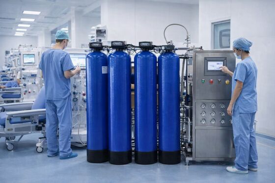 Technologie médicale de filtration de l'eau de systèmes de purification d'eau de RO EDI pour 100LPH médical