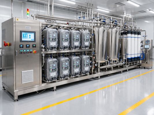 Utilisation de l'électrodéionisation dans les usines de transformation industrielle