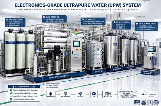 Utilisation de l'électrodéionisation dans les usines de transformation industrielle