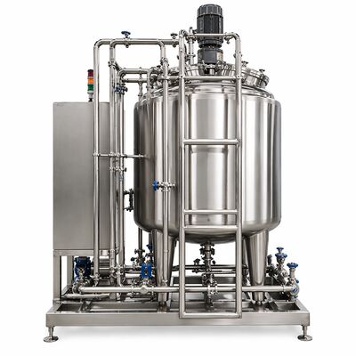 Système de préparation de solutions biopharmaceutiques 1000L avec cuve SS316L (Norme GMP, Commande à écran tactile)