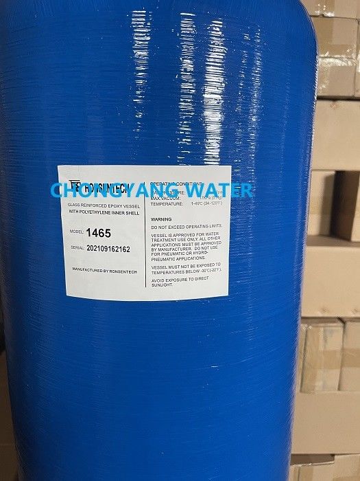 Logement de filtre de FRP de membrane de RO de Frp de 1 pouce pour le charbon actif moyen multi d'adoucissant de filtre