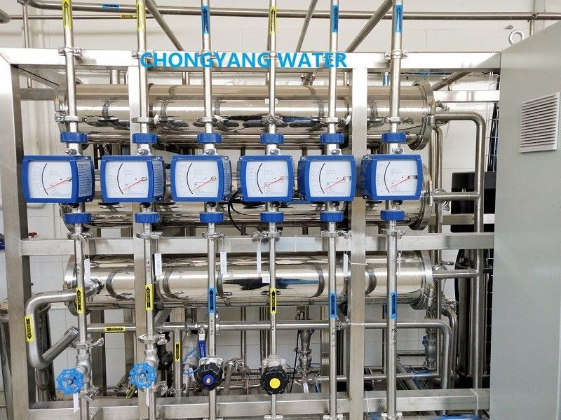 Installation de purification de l'eau du système d'eau industriel Ro Pharma avec purification par filtre