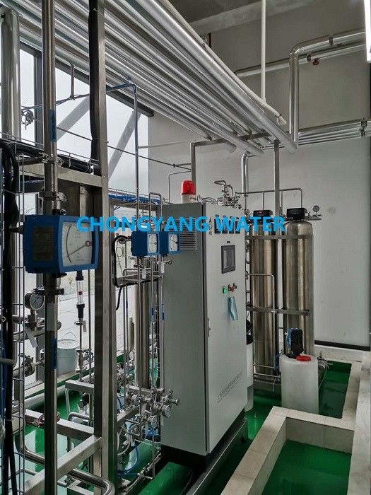 Systèmes médicaux de purification de l'eau de Ss304 316 avec le traitement de l'eau UV de module d'Edi de système de RO